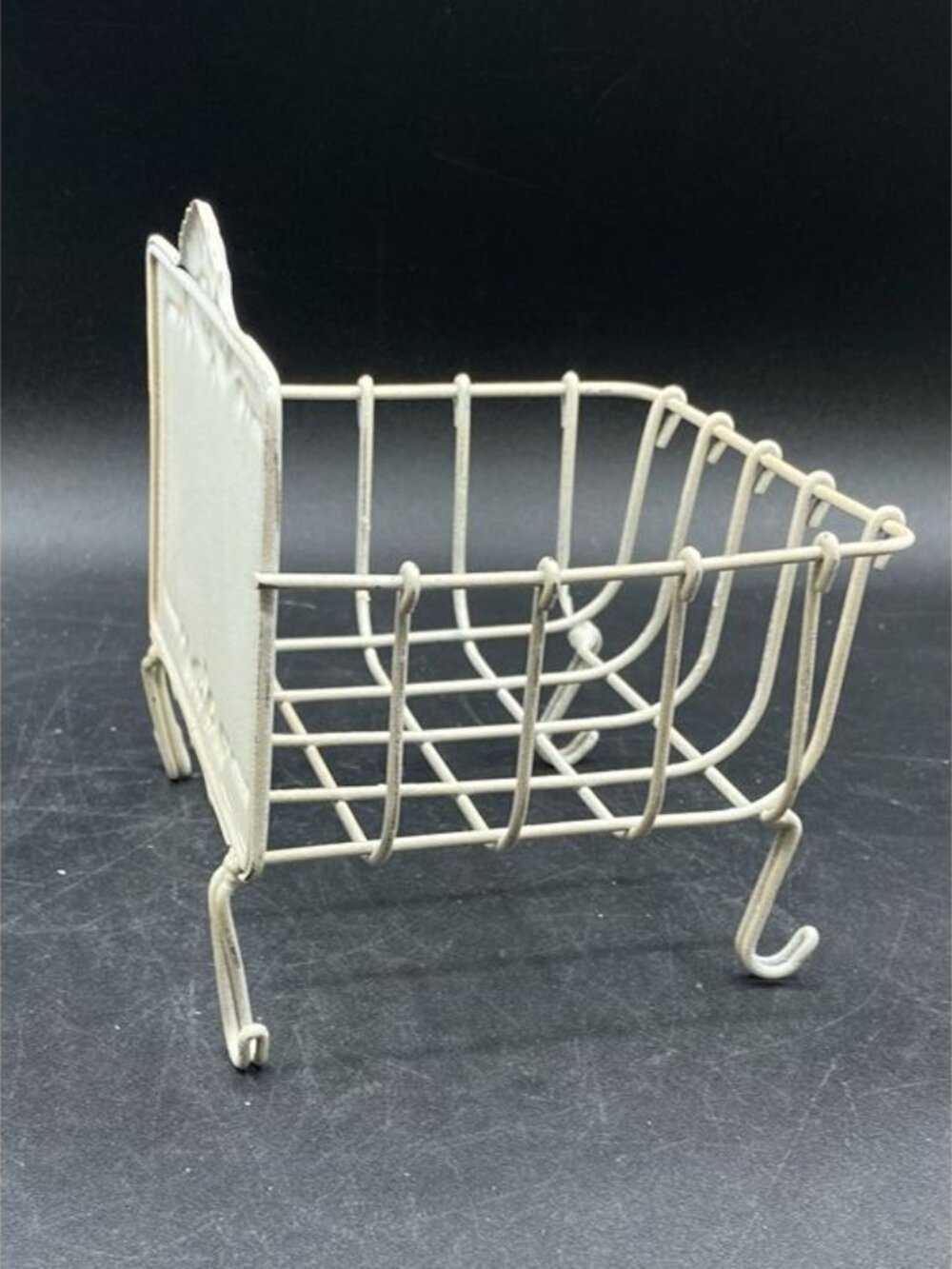 Soap Metal Wall Hanging Rack Dish Shabby Chic Farmhouse - Picture 10 of 11